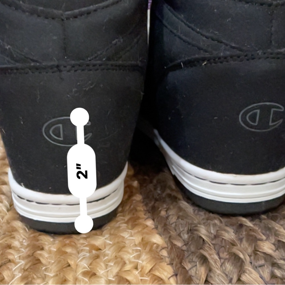 CHAMPION Wedge Heel Sneakers Women’s Sz. 7 - Picture 11 of 11